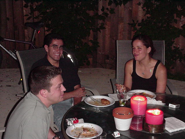 Victoria Sahade's Visit July 2001